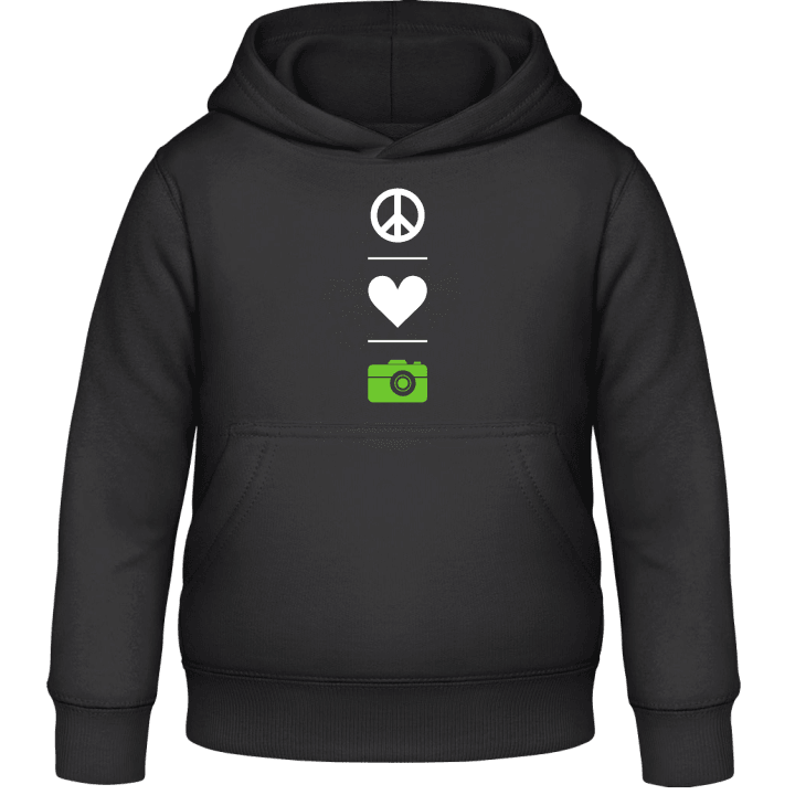 Peace Love Photography Barn Hoodie contain pic