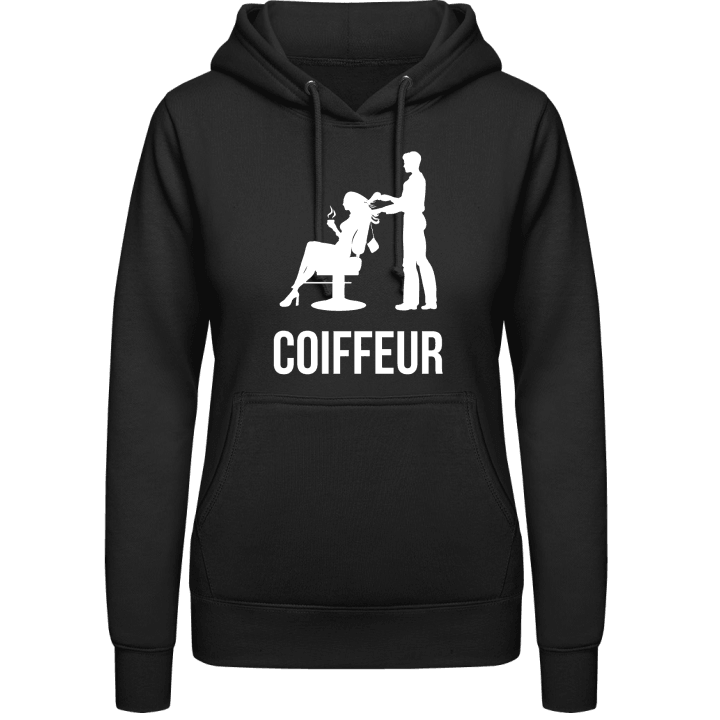 Coiffeur Silhouette Vrouwen Hoodie contain pic