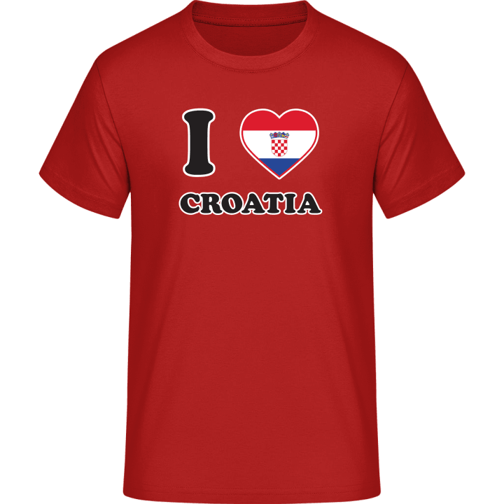 I Love Croatia T-skjorte 0 image