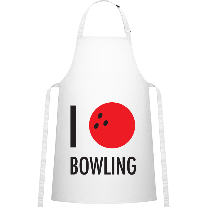 I Heart Bowling Kochschürze contain pic