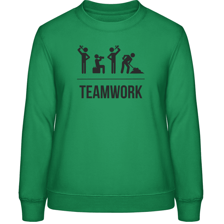 Teamwork Frauen Sweatshirt contain pic
