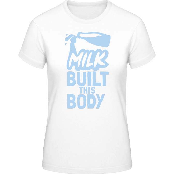 Milk Built This Body Vrouwen T-shirt contain pic
