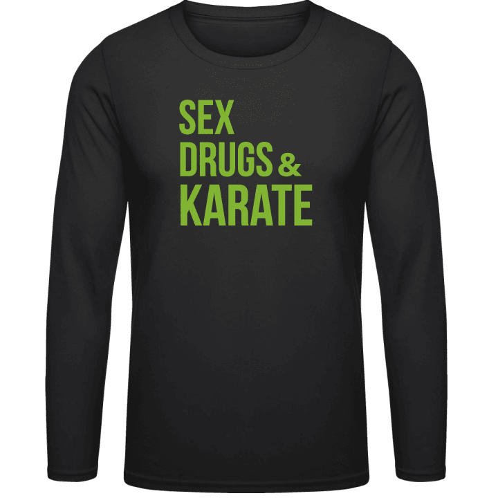 Sex Drugs and Karate Långärmad skjorta contain pic