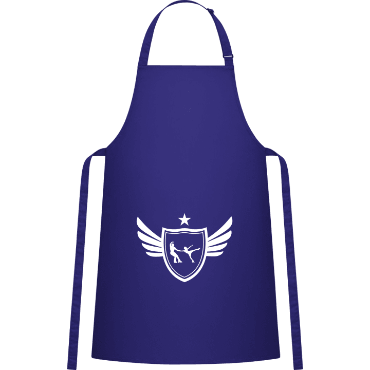 Ice Skating Winged Kitchen Apron contain pic
