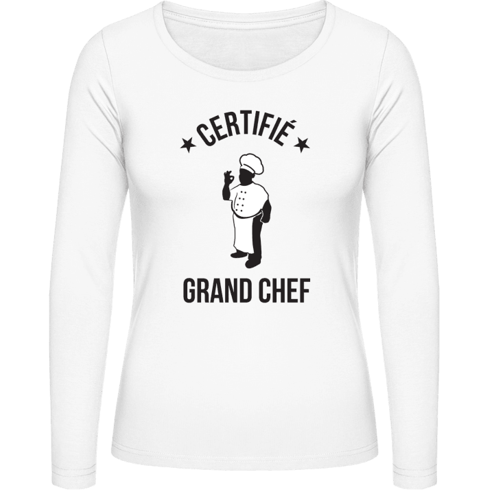 Certifié Grand Chef Vrouwen Lange Mouw Shirt contain pic