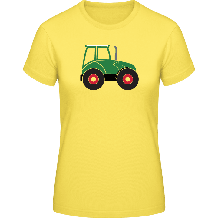 Green Tractor T-skjorte for kvinner contain pic