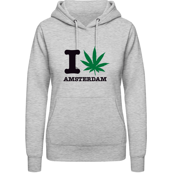 I Smoke Amsterdam Felpa con cappuccio da donna contain pic