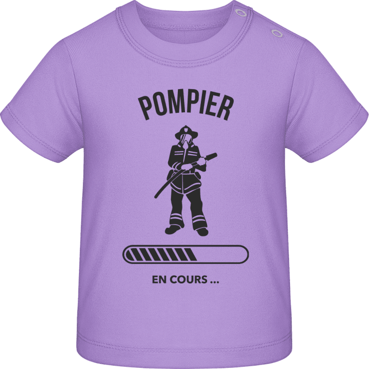 Pombier En Cours T-shirt för bebisar contain pic