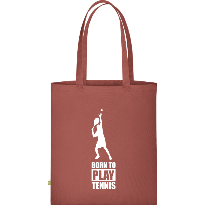 Born To Play Tennis Stoffen tas contain pic