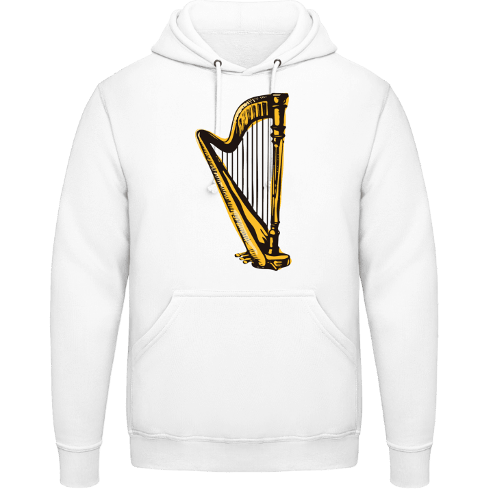 Harp Illustration Hoodie contain pic