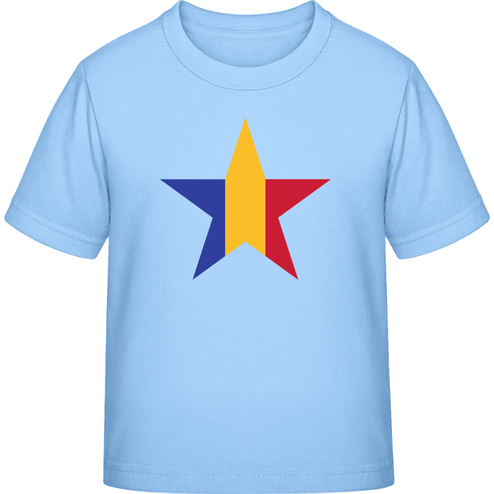 Romanian Star T-shirt för barn contain pic