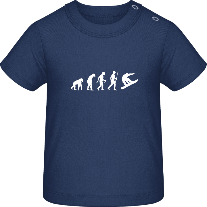 Snowboarder Progress T-shirt för bebisar contain pic