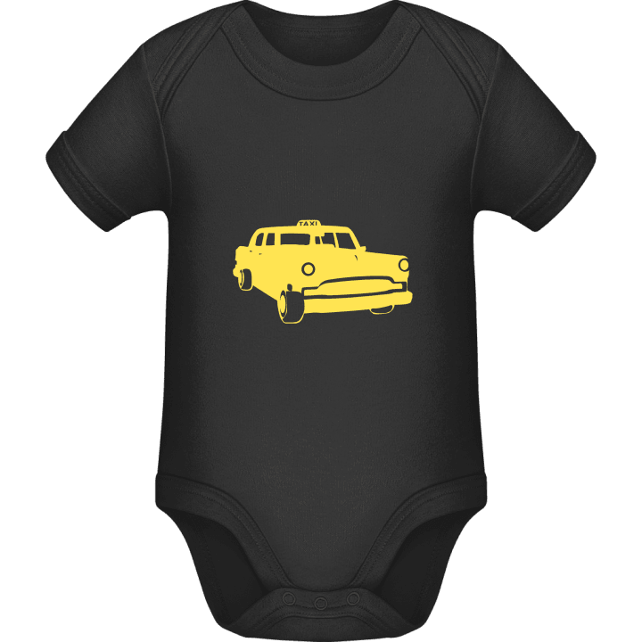 Taxi Cab Illustration Baby romperdress contain pic