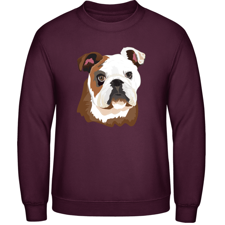 Bulldoge Kopf Realistisch Sweatshirt 0 image