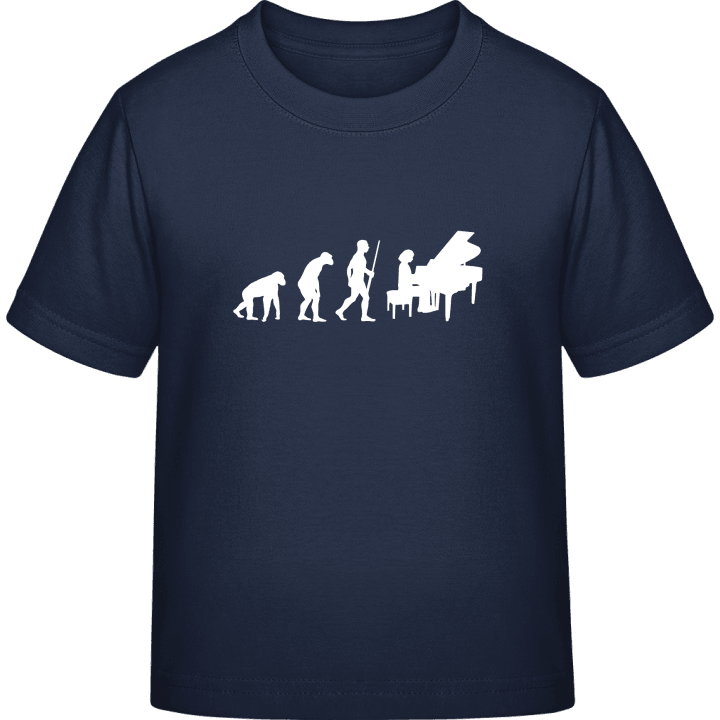 Piano Girl Evolution Camiseta infantil contain pic