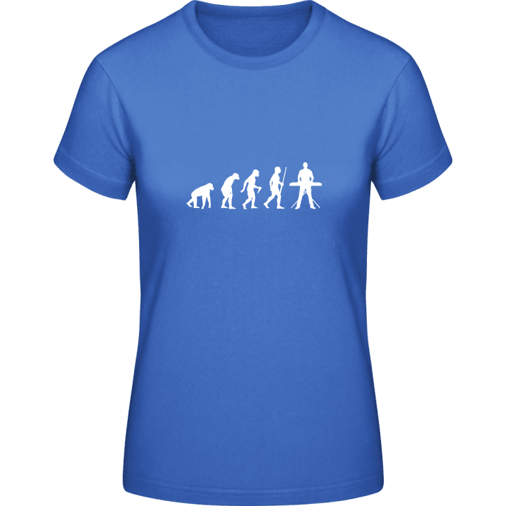 Keyboarder Evolution Frauen T-Shirt contain pic