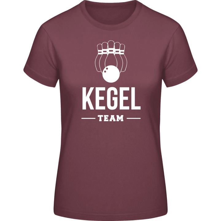 Kegel Team Vrouwen T-shirt contain pic