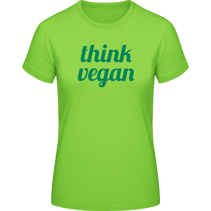 Think Vegan Vrouwen T-shirt 0 image