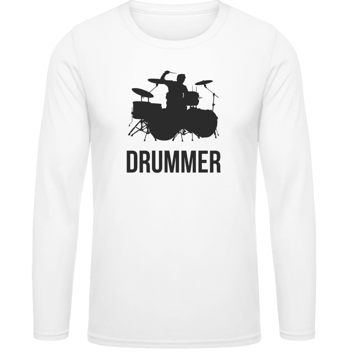 Drummer T-shirt à manches longues contain pic