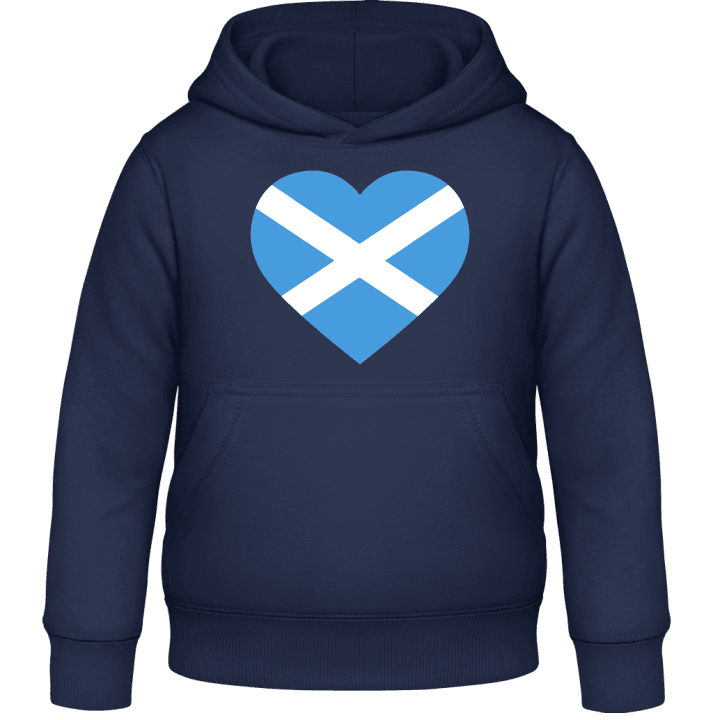 Scotland Heart Flag Kids Hoodie 0 image
