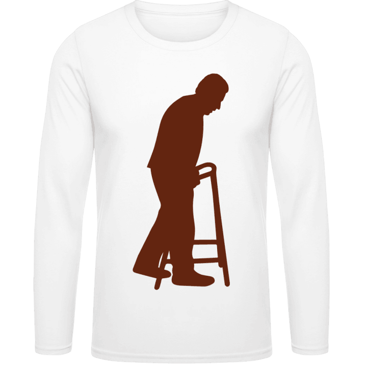 Senior Old Man Long Sleeve Shirt contain pic