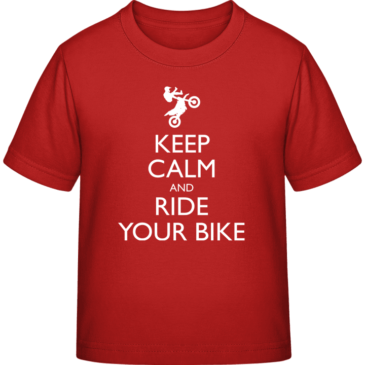 Ride Your Bike Motocross Kinder T-Shirt contain pic