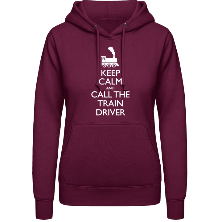 Keep Calm And Call The Train Driver Hoodie för kvinnor contain pic