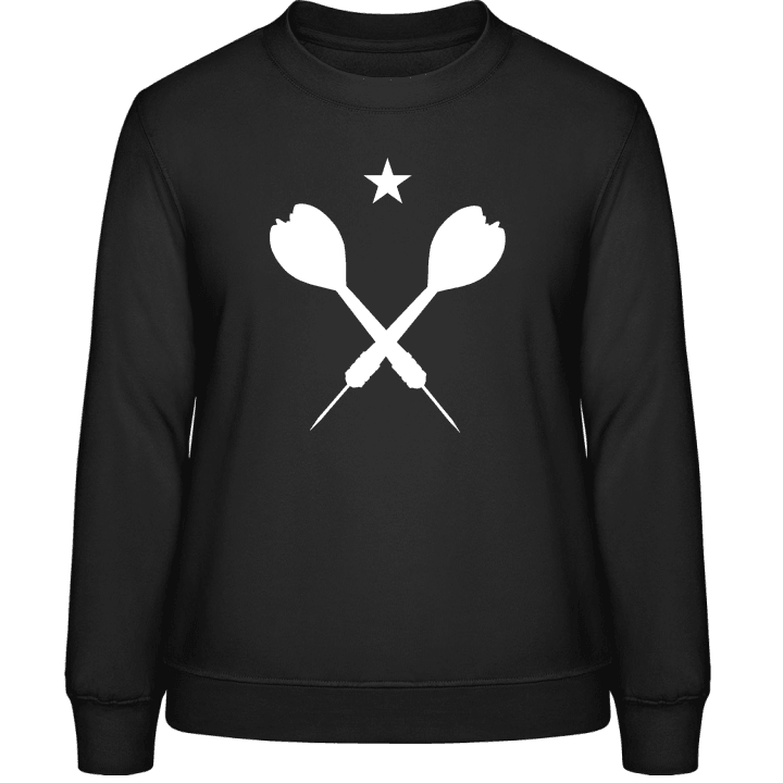 Crossed Darts Frauen Sweatshirt contain pic
