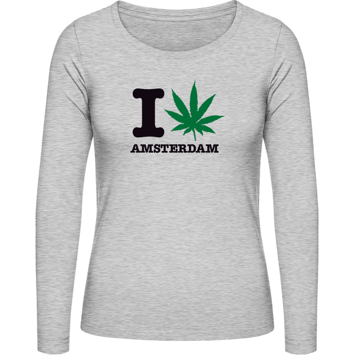 I Smoke Amsterdam Camisa de manga larga para mujer contain pic
