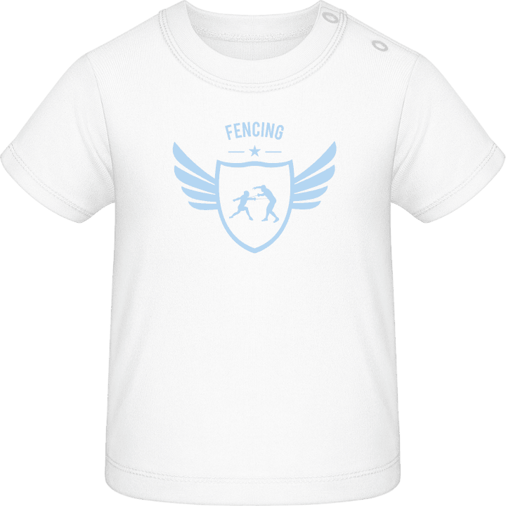 Fencing Winged Baby T-Shirt contain pic