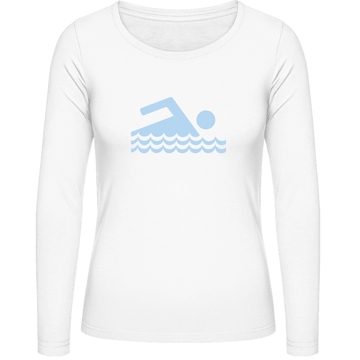 Swimming Women long Sleeve Shirt contain pic