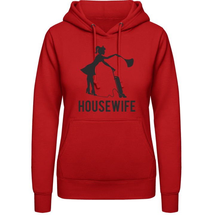 Housewife Silhouette Sudadera con capucha para mujer contain pic