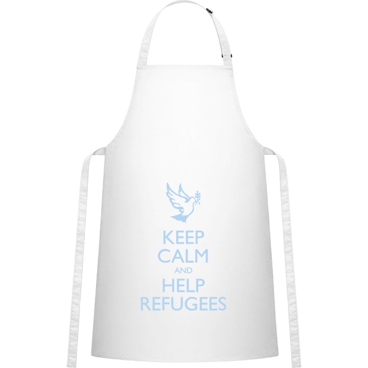 Keep Calm And Help Refugees Kitchen Apron contain pic