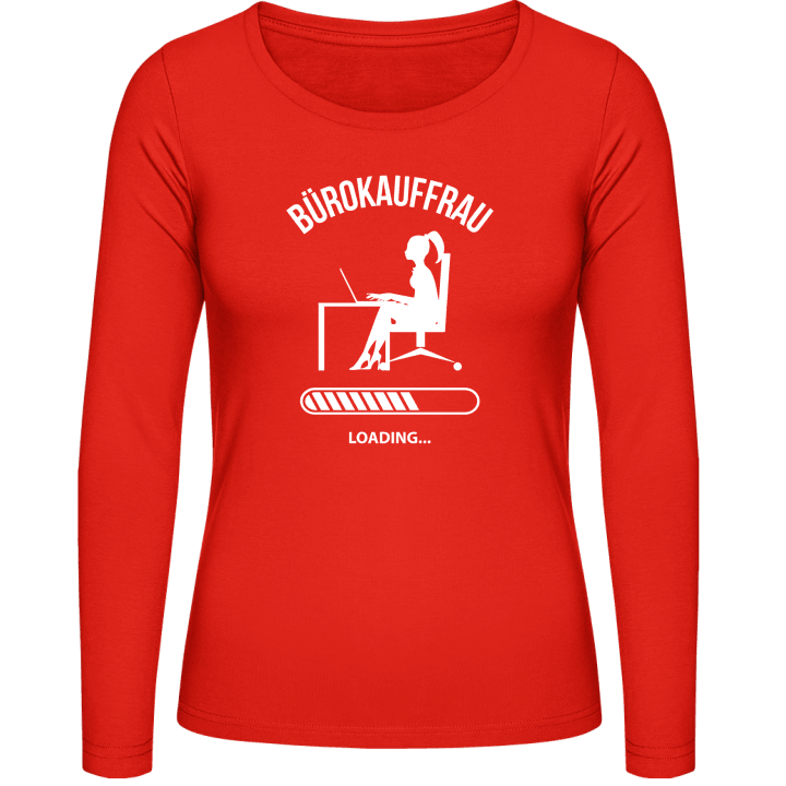 Bürokauffrau Loading T-shirt à manches longues pour femmes contain pic