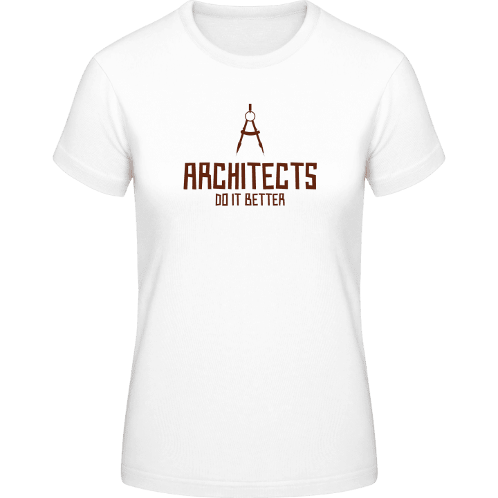 Architects Do It Better T-skjorte for kvinner contain pic