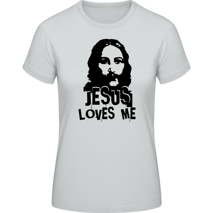 Jesus Loves Me Frauen T-Shirt contain pic