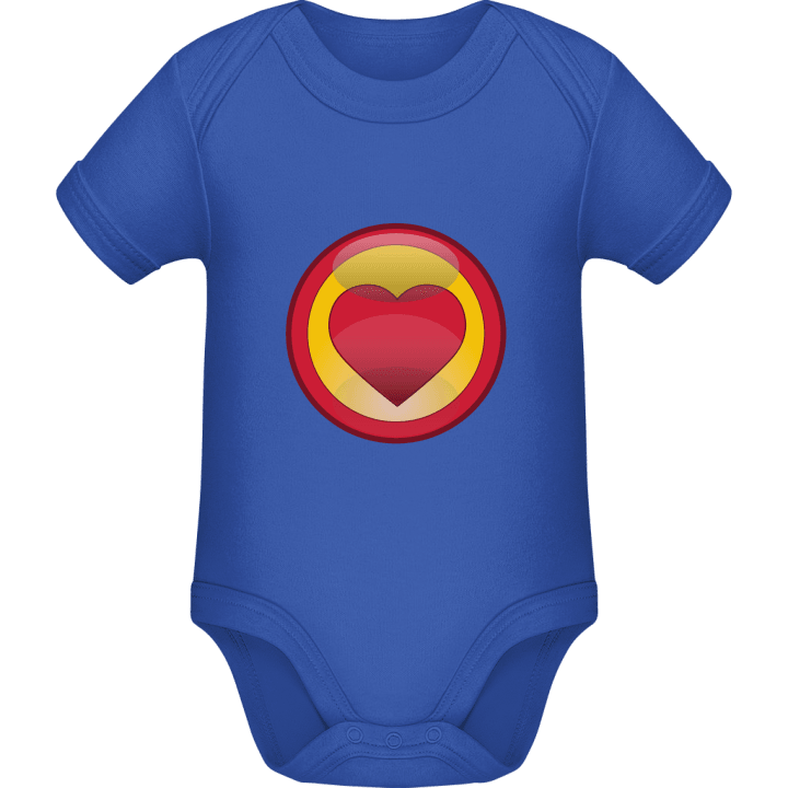 Love Superhero Baby romper kostym contain pic