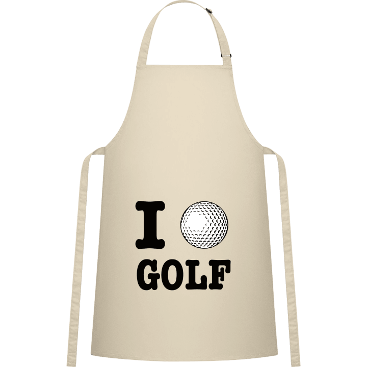 I Love Golf Delantal de cocina contain pic