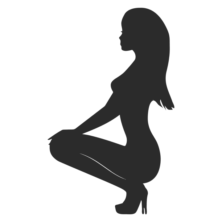 Hot Woman Silhouette Naisten t-paita 0 image