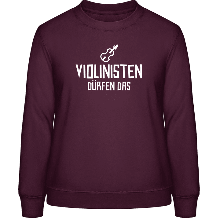 Violinisten dürfen das Sweatshirt för kvinnor contain pic