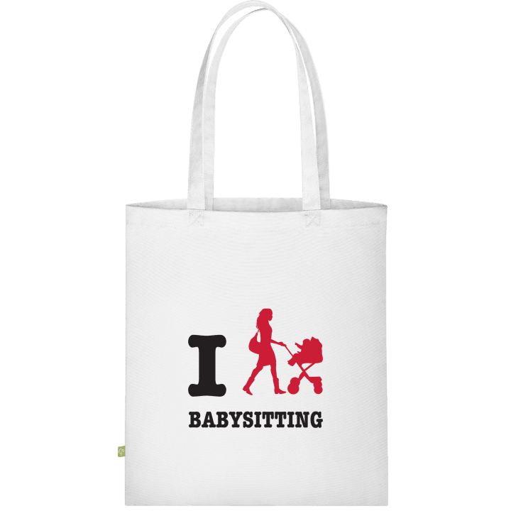 I Love Babysitting Stofftasche contain pic