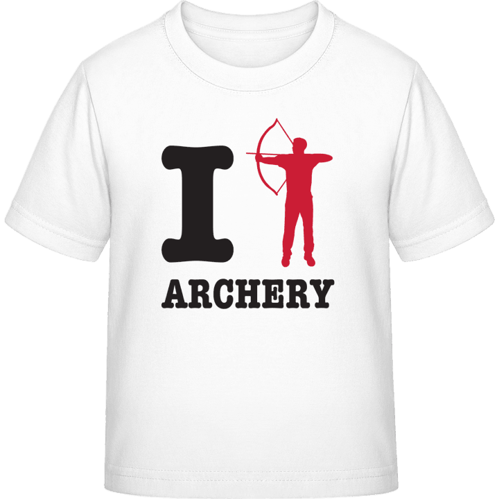 I Love Archery Camiseta infantil contain pic