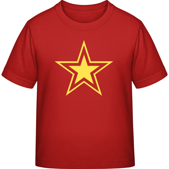 Stjerne T-skjorte for barn contain pic