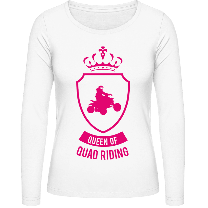 Queen of Quad Riding Kvinnor långärmad skjorta contain pic