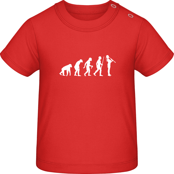 Clarinetist Evolution Camiseta de bebé contain pic