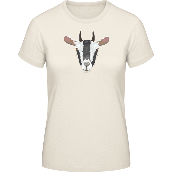 Realistic Goat Head T-skjorte for kvinner 0 image