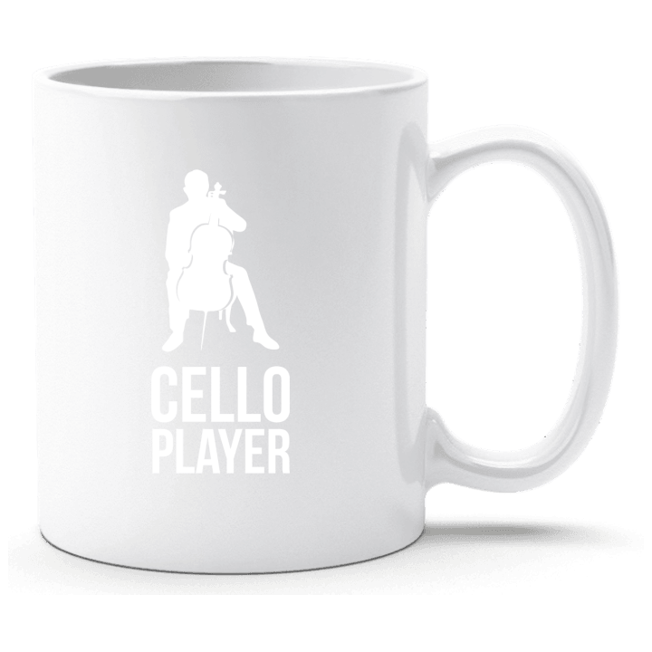 Cello Player Silhouette Cup contain pic