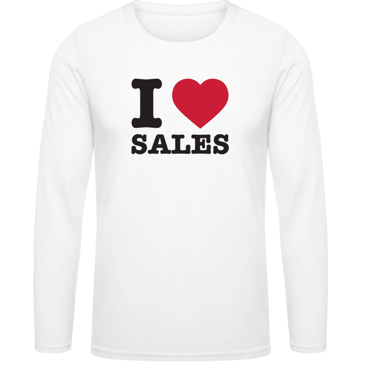 I Love Sales Langarmshirt contain pic