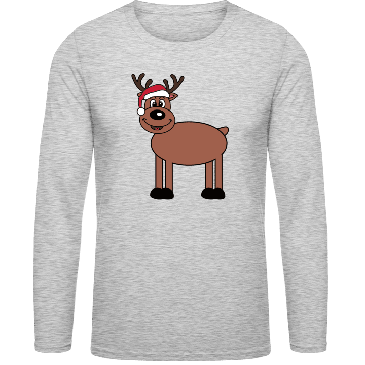 Funny Christmas Reindeer T-shirt à manches longues 0 image