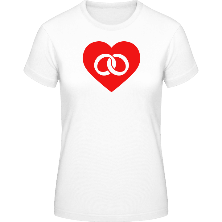 Wedding Rings In Heart Frauen T-Shirt 0 image